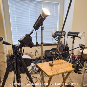 Setup to shoot golf club